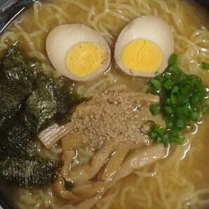 簡単にスープを☆辛いラーメン